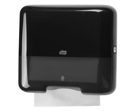 Диспенсер для листовых полотенец Tork Мини, сложения ZZ и C черный 553108