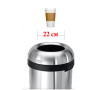 Урна открытая 60л матовая BULLET CW1407 фото - 2 Урна открытая 60л матовая BULLET CW1407 фото - 2