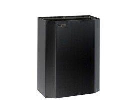 Корзина металлическая чёрная 25 л. PPA2279B