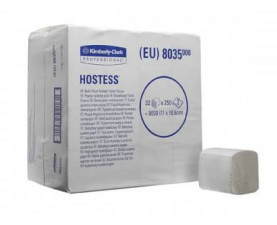 Туалетная бумага в пачках листовая HOSTESS 8035