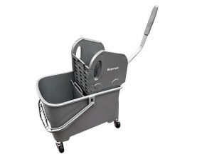 Ведро двухсекционное, 20 л., на колесах с отжимом  SPMC20D 