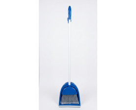 Комплект для подметания, совок и щётка синий ZMR055 Blue